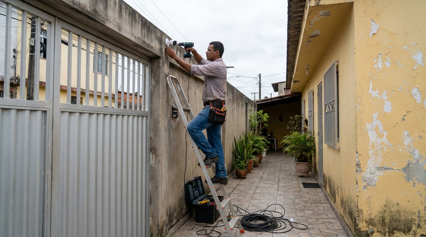 Instalacao de cameras de seguranca profissional em Porto Alegre‑RS