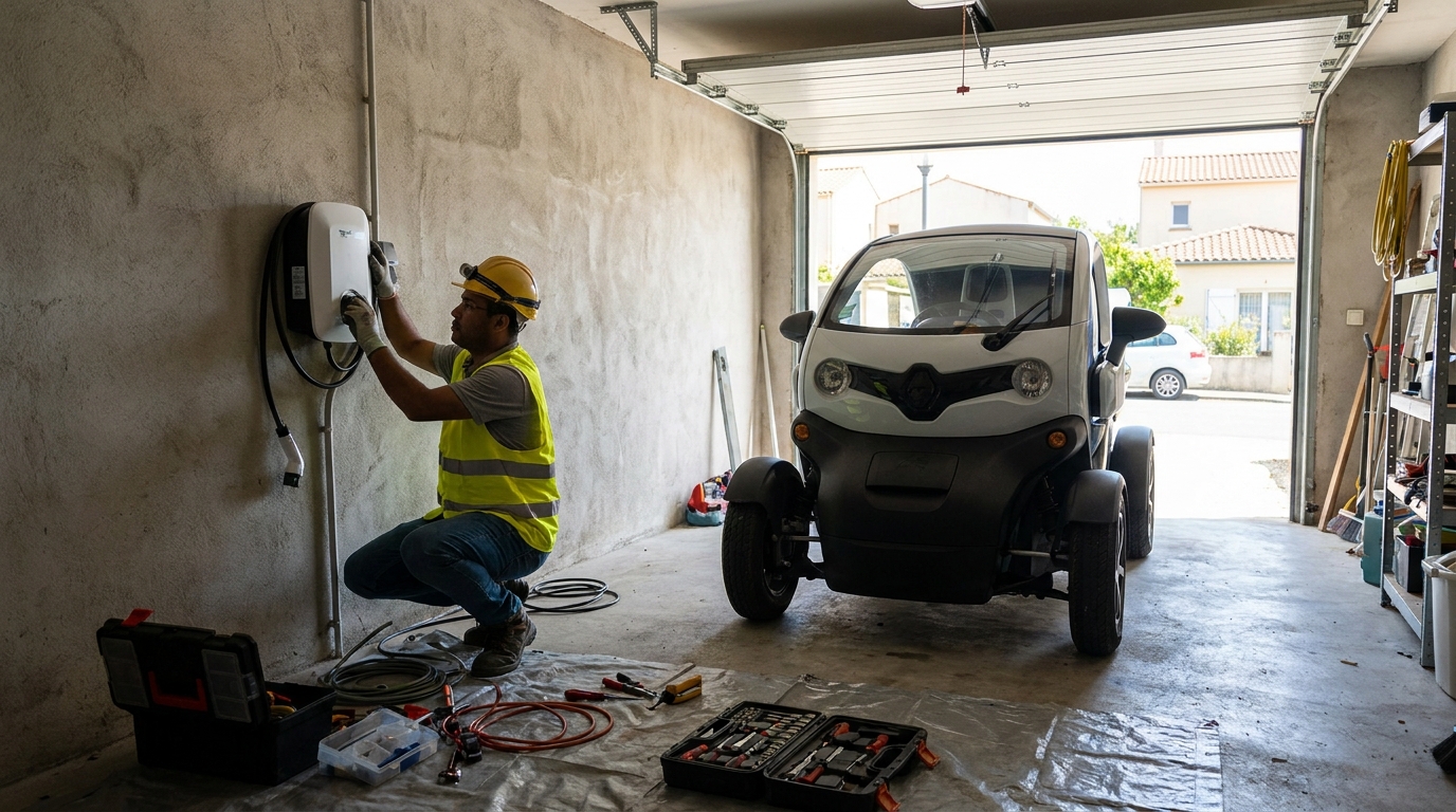 Instalacao de carregador de carro eletrico profissional em Porto Alegre‑RS