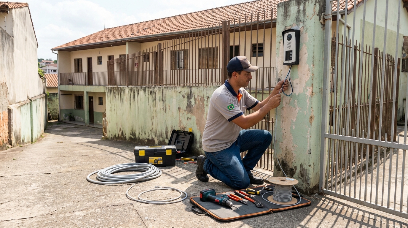 Instalacao de interfone residencial em Porto Alegre‑RS